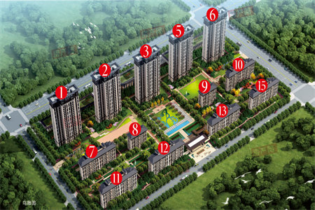 出售龙都帝邦风度国际2室1厅1卫86平简单装修